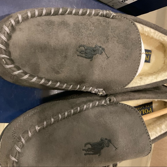 Polo Ralph Lauren Polo Ralph Lauren Declan Faux Shearling Mens Slippers - Picture 3 of 3